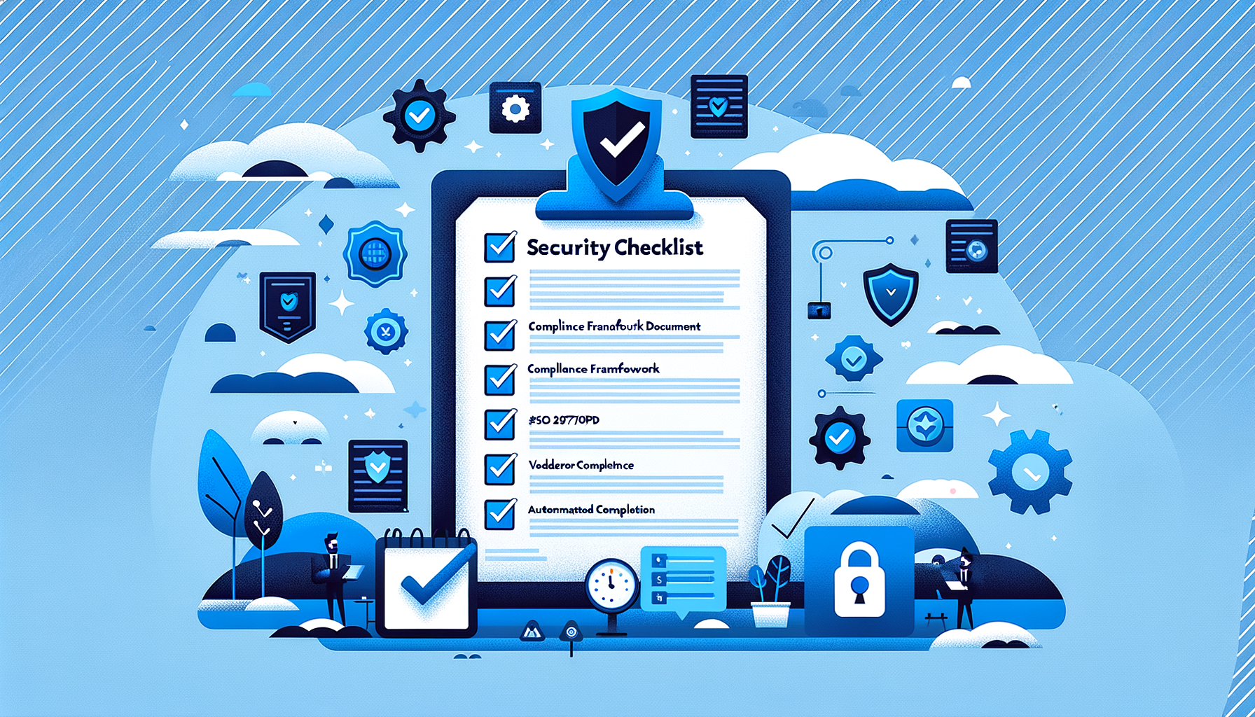 Security questionnaire automation and compliance illustration